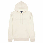 Herren Sweater mit Kapuze Champion Script Logo Weiß