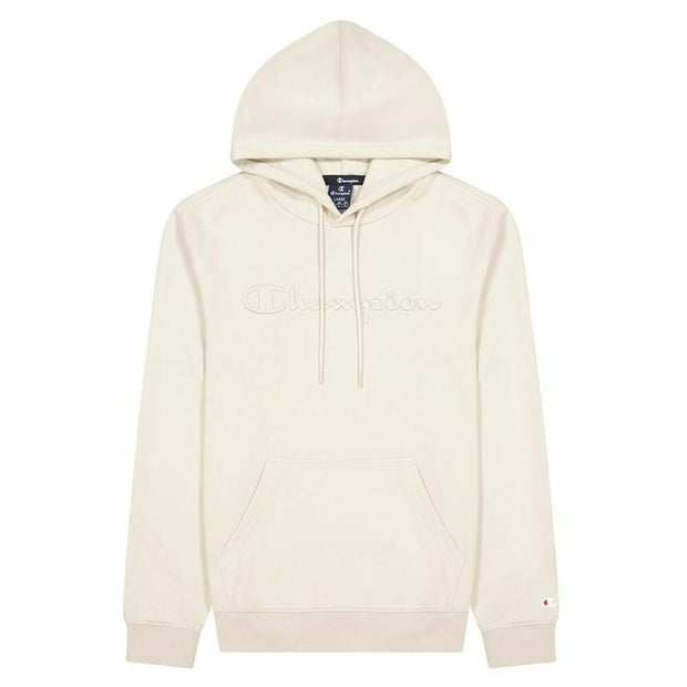 Herren Sweater mit Kapuze Champion Script Logo Weiß