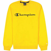 Herren Sweater ohne Kapuze Champion Crewneck Gelb