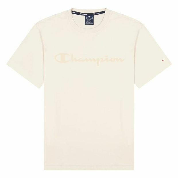 Kurzarm-T-Shirt Champion Crewneck T-Shirt M Beige