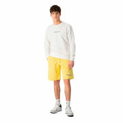 Herren-Sportshorts Champion Script Logo YL Gelb