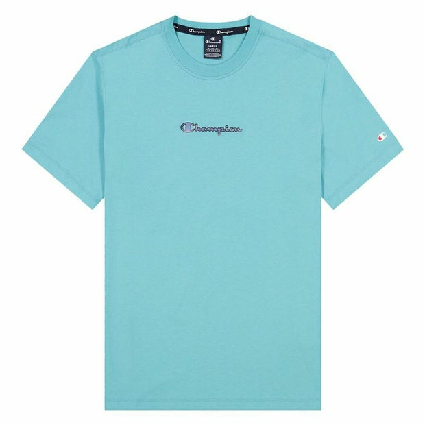Kurzarm-T-Shirt Champion Crewneck M Hellblau