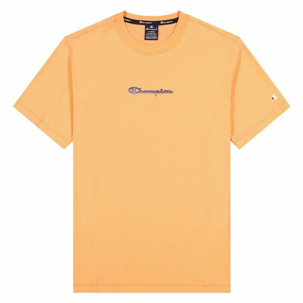 Kurzarm-T-Shirt Champion Crewneck M Orange