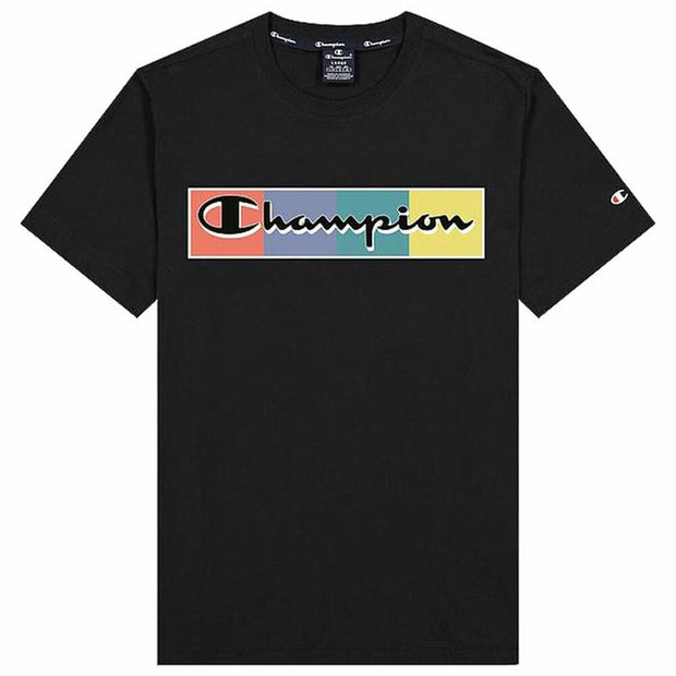 Kurzarm-T-Shirt Champion Crewneck Schwarz
