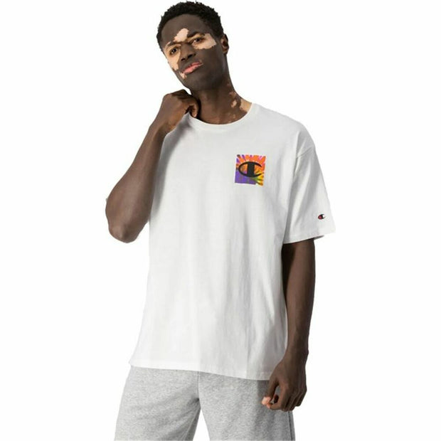 Herren Kurzarm-T-Shirt Crewneck Champion Weiß