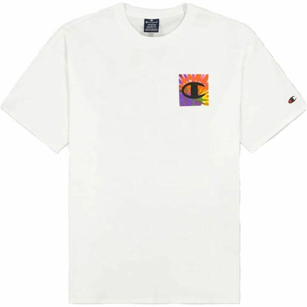 Herren Kurzarm-T-Shirt Crewneck Champion Weiß