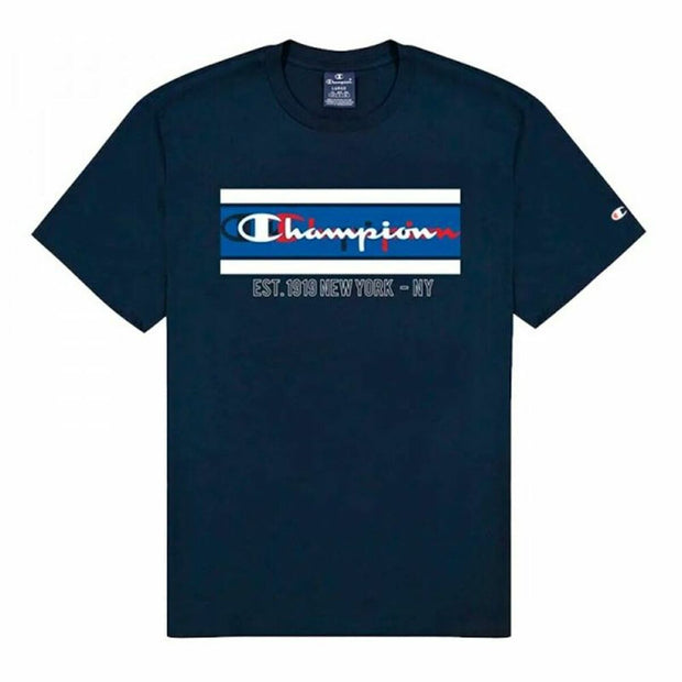 Herren Kurzarm-T-Shirt Champion New York Dunkelblau