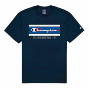 Herren Kurzarm-T-Shirt Champion New York Dunkelblau