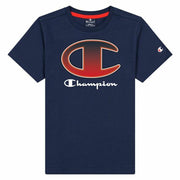 Kurzarm-T-Shirt Champion Crewneck T-Shirt B Marineblau