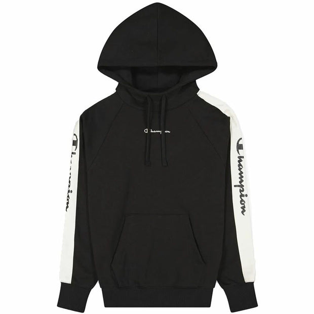 Damen Sweater mit Kapuze Champion Schwarz Weiß