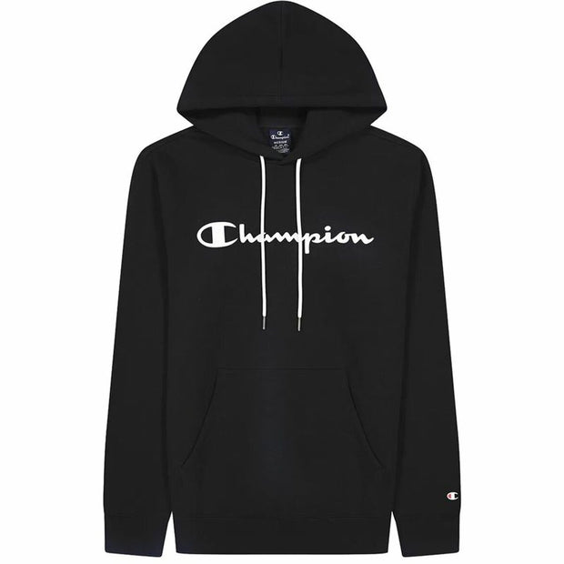 Herren Sweater mit Kapuze Champion Schwarz