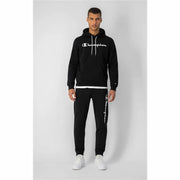 Herren Sweater mit Kapuze Champion Schwarz