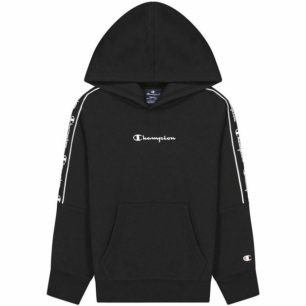Jungen Sweater mit Kapuze Champion Schwarz