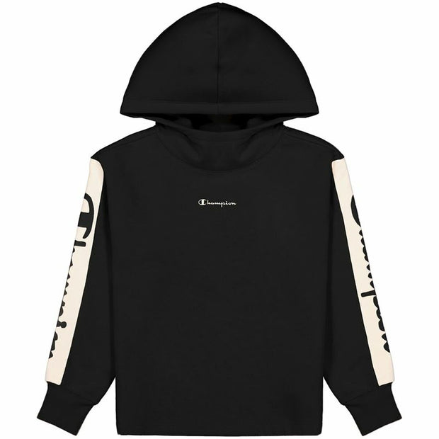Jungen Sweater mit Kapuze Champion Schwarz
