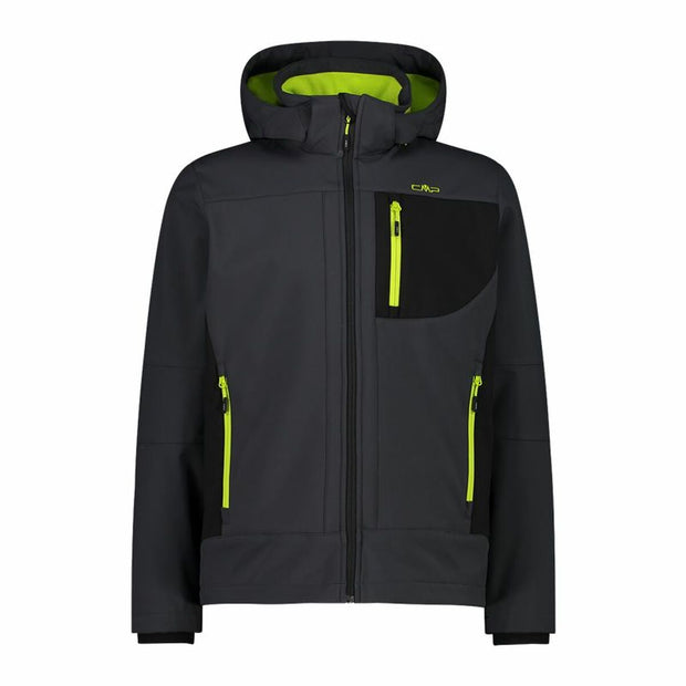 Sportjackefür Herren Campagnolo Softshell Melange Schwarz