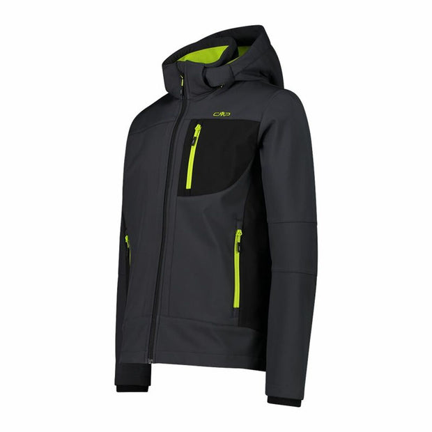 Sportjackefür Herren Campagnolo Softshell Melange Schwarz