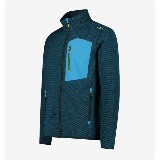 Herren Sweater ohne Kapuze Campagnolo Knit Tech Blau