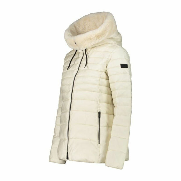 Sportjacke für Frauen Campagnolo Short Padded Warmes Weiß