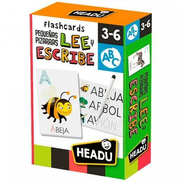 Educational Baby Game HEADU Flash Card Lee y escribe Spanish