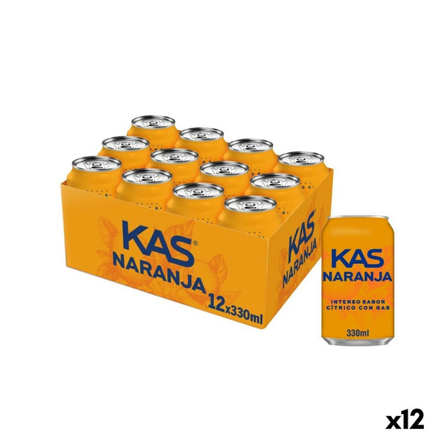 Erfrischendes Getränk Kas 33 cl Orange (Pack 12 uds)