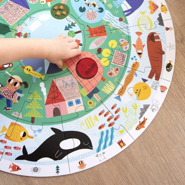 Child's Puzzle Diset XXL animals (25 Pieces)