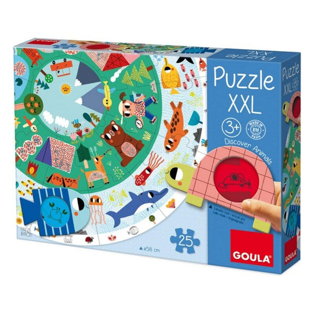 Child's Puzzle Diset XXL animals (25 Pieces)