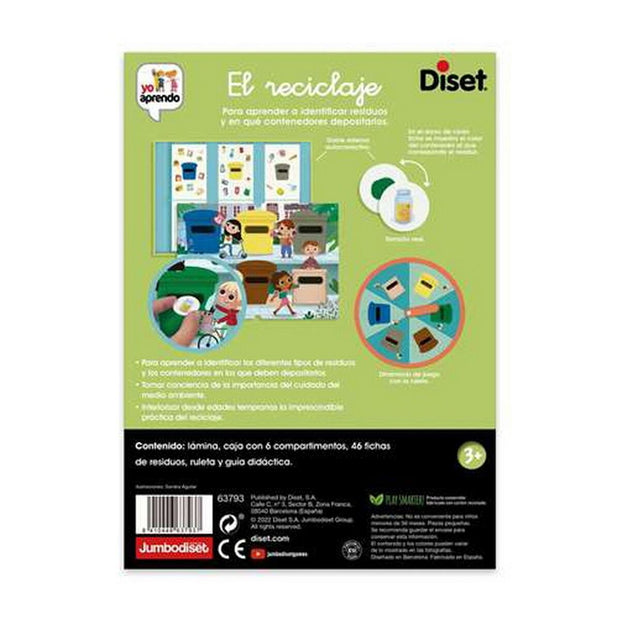 Educational Game Diset El Reciclaje 50 Pieces