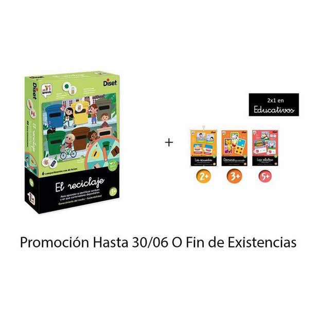 Educational Game Diset El Reciclaje 50 Pieces
