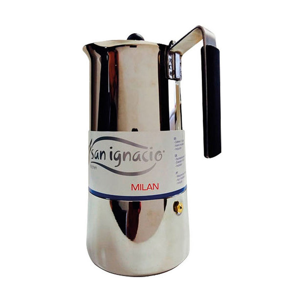 Italienische Kaffeemaschine San Ignacio Milán SG1745 Edelstahl (10 Kopper)