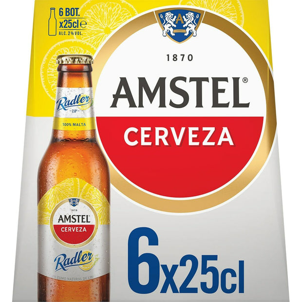 Bier Amstel Radler Zitronengelb 6 x 250 ml