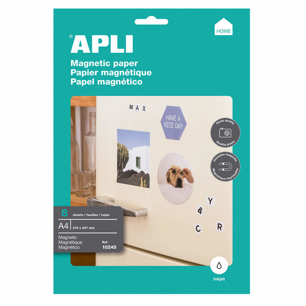 Printer Paper Apli Magnetic 8 Sheets A4