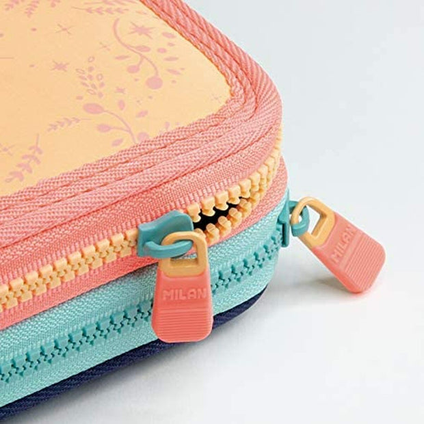 Pencil Case Milan Cuddles 31 Pieces Orange (22,5 x 11,5 x 11 cm)