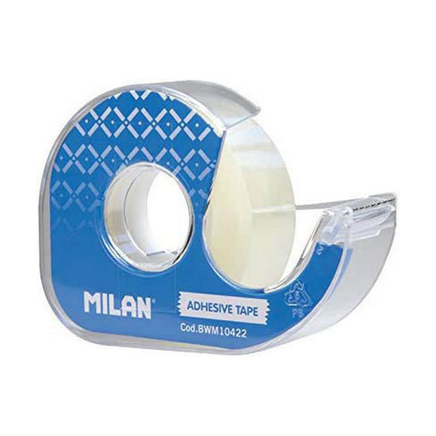 Adhesive Tape Milan Transparent 33 m Blue PVC