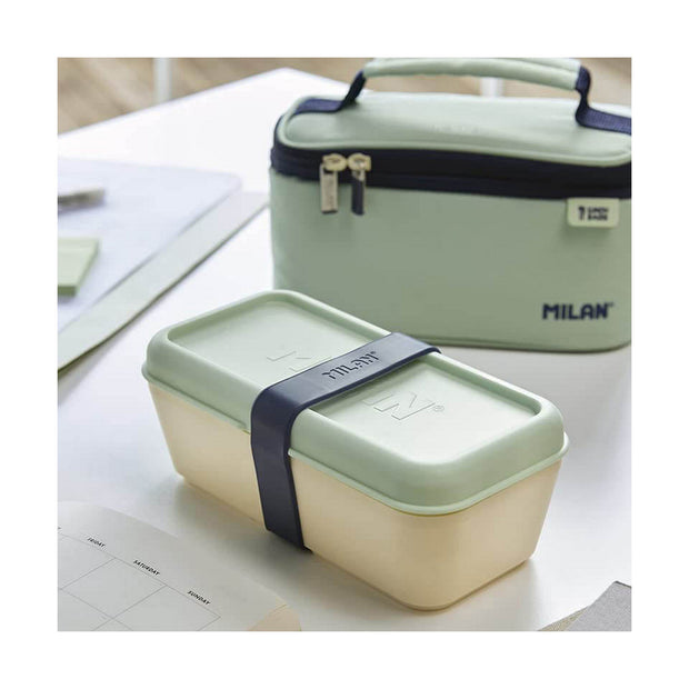 Rechteckige Lunchbox mit Deckel Milan 750 ml