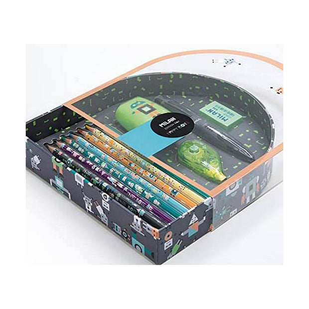 Stationery Set Milan 11 Pieces Green