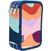 Triple Pencil Case Milan The Fun 19,5 x 13 x 7,5 cm Multicolour