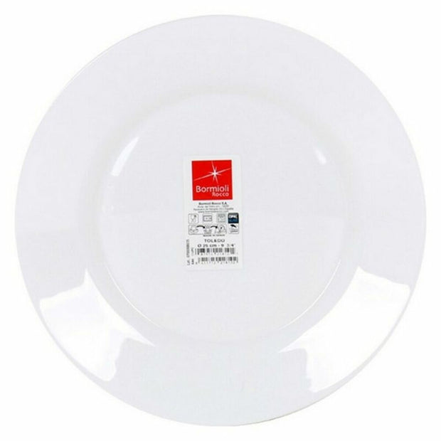 Flad plade Bormioli (ø 25 cm) (Pack 6 uds)