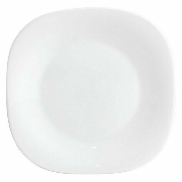 Flad plade Bormioli Weiß Ø 20 cm (Pack 6 uds)
