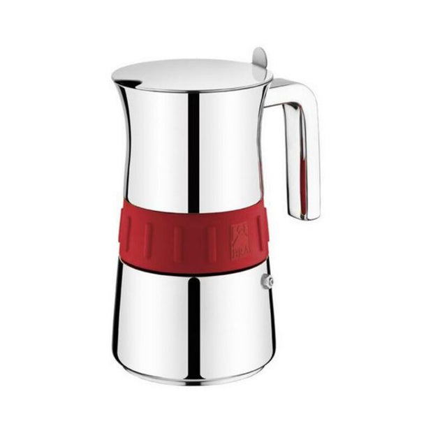 Italienische Kaffeemaschine BRA Elegance Red (10 Kopper)