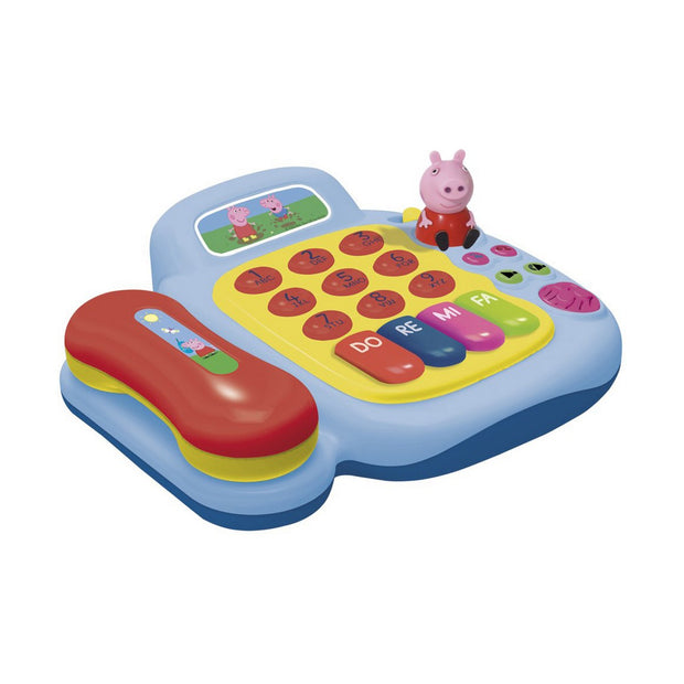 Educational Game Reig Landline Telephone Blue Peppa Pig