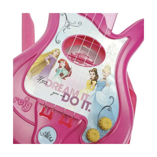 Baby Guitar Reig Microphone Pink Disney Princesses