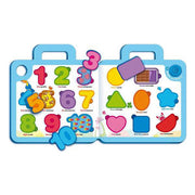 Educational Game Reig Bag Numbers 18 Pieces Alphabet