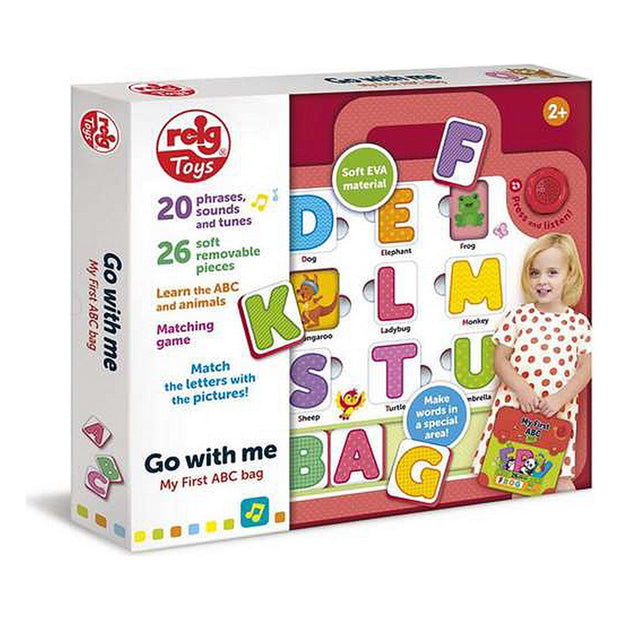 Educational Game Reig Bag Numbers 18 Pieces Alphabet