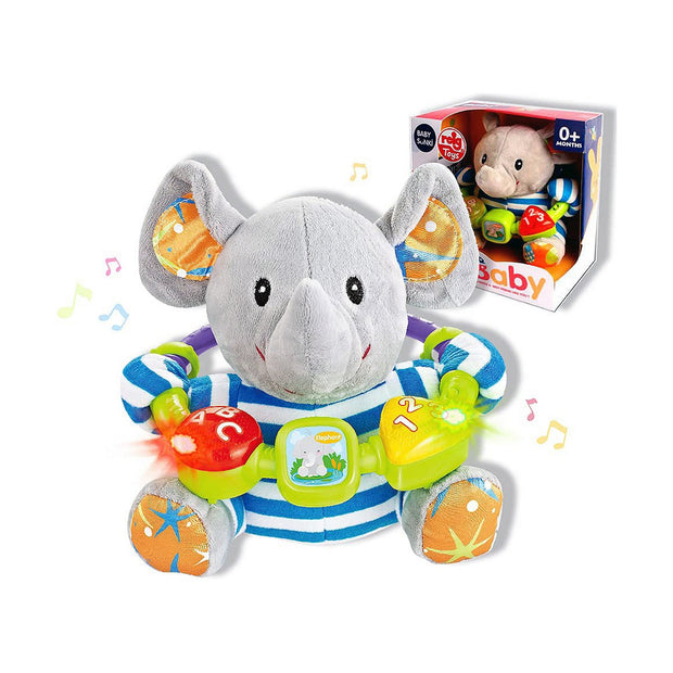 Musical Plush Toy Reig 20 cm Rhinoceros