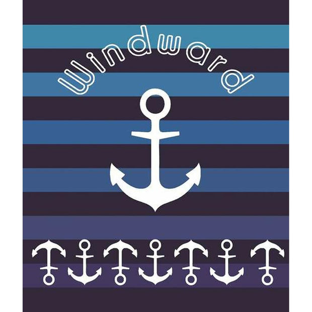 Beach Towel Secaneta Windward Anchor Jacquard (150 x 175 cm)