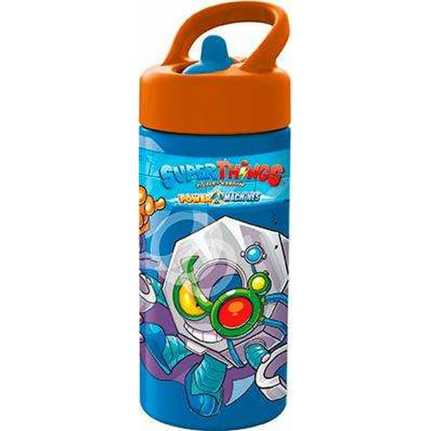 Wasserflasche SuperThings Kazoom kids Rot Hellblau (410 ml)