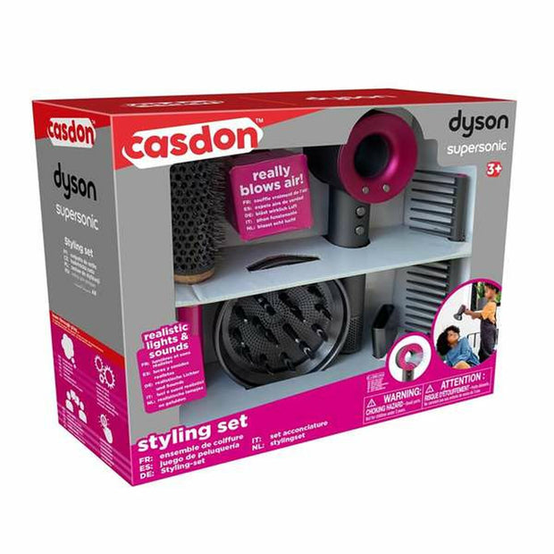 Child's Cosmetics Set Cefatoys Dyson Supersonic Grey 5 Pieces