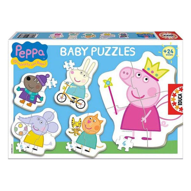 5-Puzzle Set Baby Peppa Pig Educa