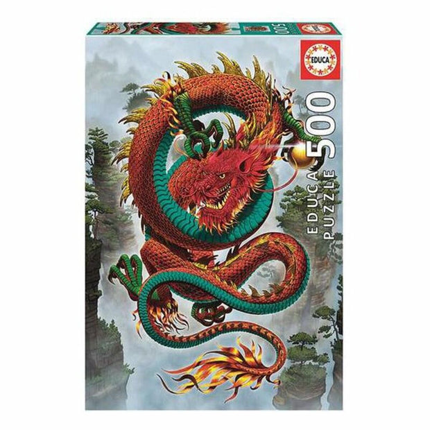 Puzzle The Dragon Of Good Fortune Vincent Hie Educa 19003 (500 pcs)