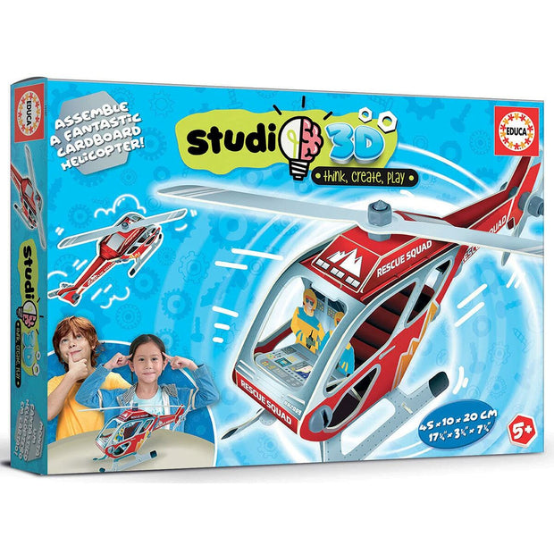 Puzzle Educa Helicopter 3D (14 Pieces) (18 Units)